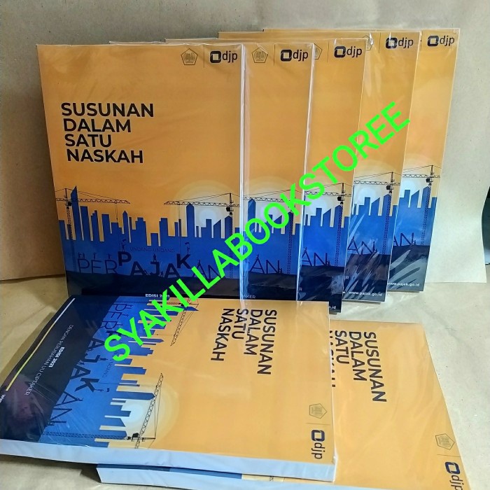 Jual Buku Susunan Dalam Satu Naskah Undang-undang Perpajakan Edisi 2021 ...