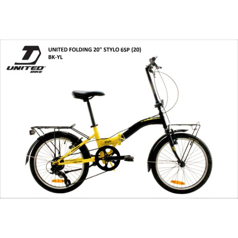 Jual Sepeda lipat 20 stylo dari UNITED | Shopee Indonesia