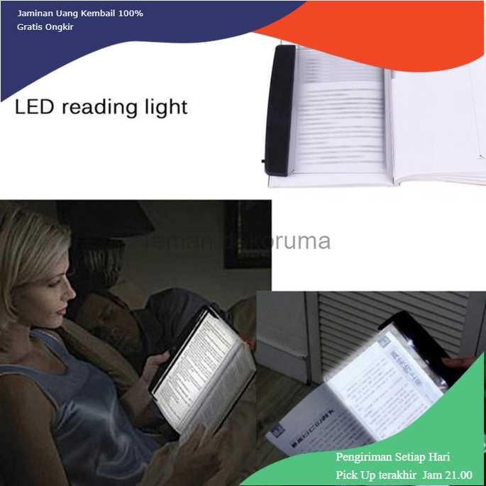 Jual Td Dha Oobest Lampu Baca Buku Led Panel Book Reading Lamp Light Ef Shopee Indonesia