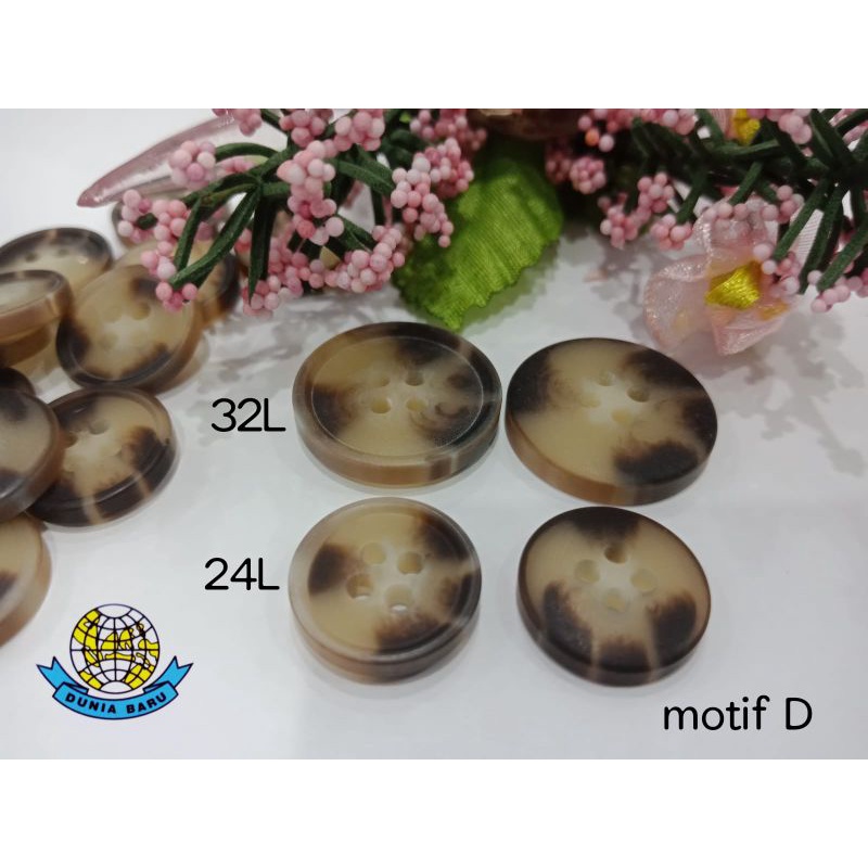Jual KANCING MARBLE,KANCING CARAMEL,HORN BUTTON | Shopee Indonesia