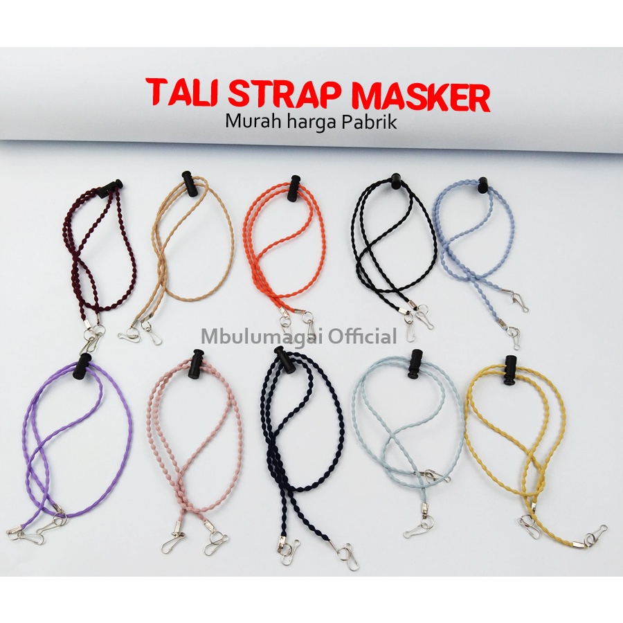 Jual TALI STRAP MASKER TERMURAH HARGA PABRIK STRAP MASKER HIJAB ...