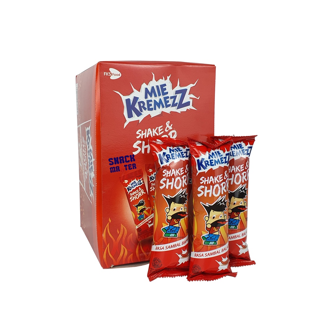 Jual Mie KremezZ Shake & Shorr - Netto 21 bks x 16 gr | Shopee Indonesia