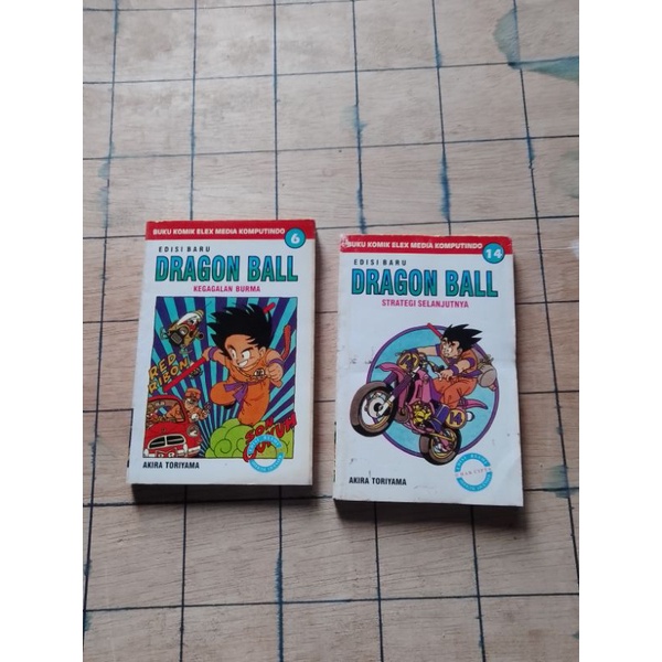 Jual Original Bekas Paket 2 Buku Komik DRAGON BALL No.6 &14 Kegagalan ...