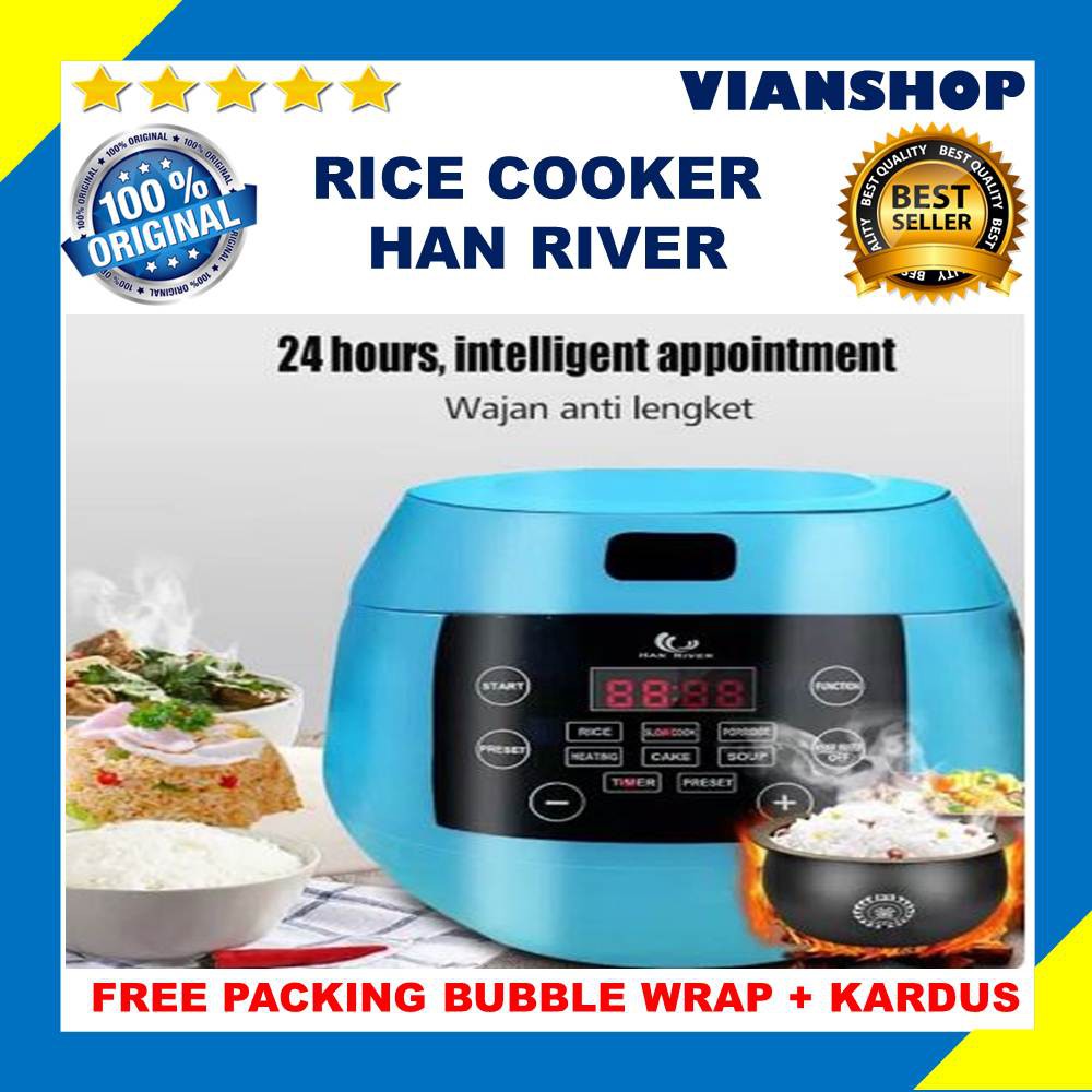 Jual Rice Cooker Han River Magic Com Multi Fungsi Mejikom 3 In 1