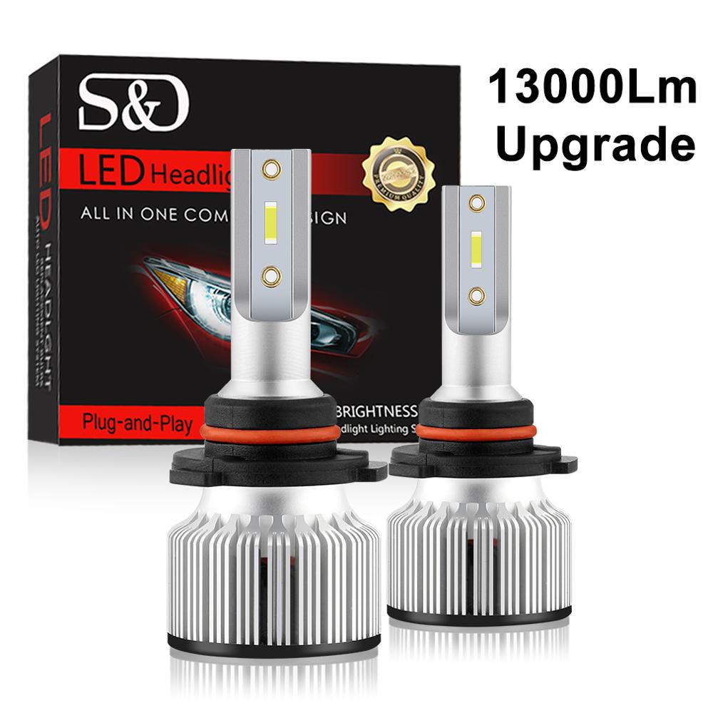 Jual PREORDER 2PCS H1 LED 13000LM Mini Car Headlight Bulbs H7 LED H4 H8 ...