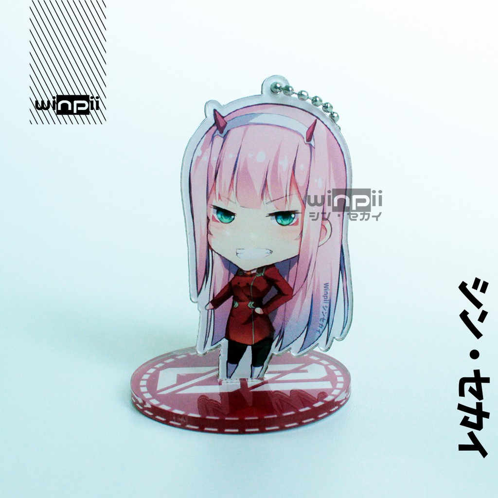 Jual Standee Keychain Akrilik Zero Two Anime Darling In The Franxx ...
