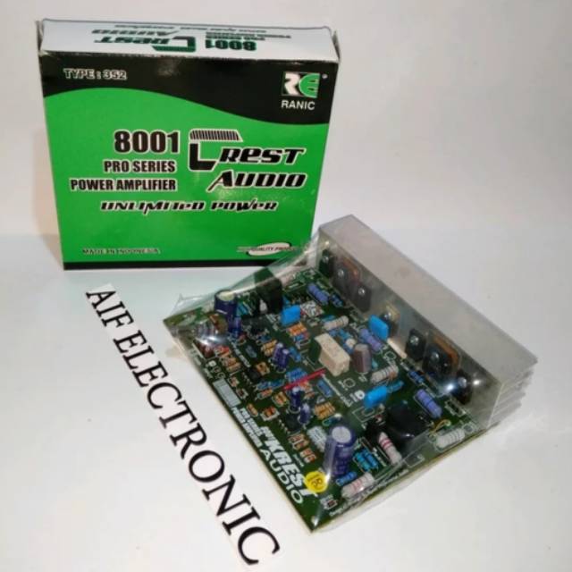 Jual Kit Driver Power Amplifier Pro Series CREST AUDIO 8001 type 352