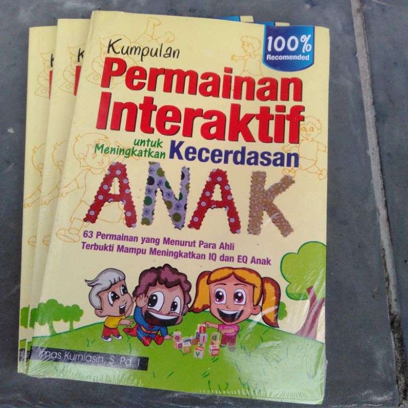 Jual Buku KUMPULAN PERMAINAN INTERAKTIF Untuk MENINGKATKAN KECERDASAN ...