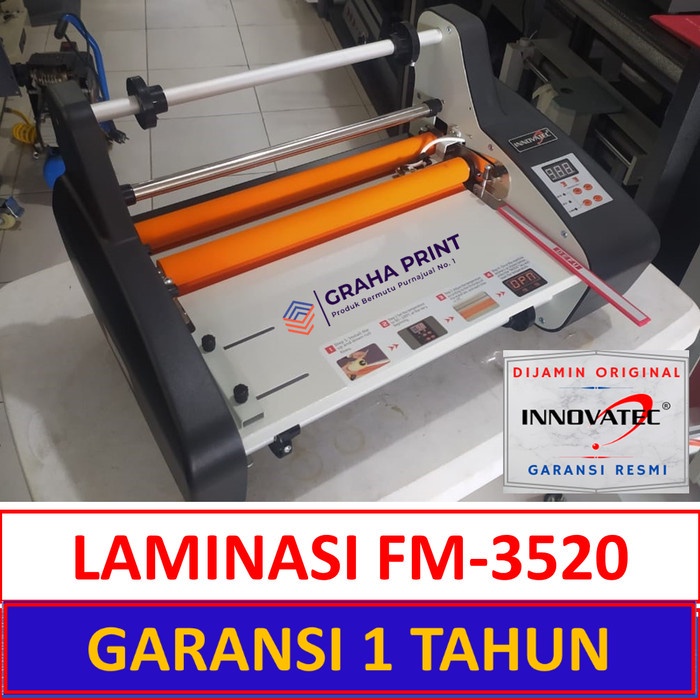 Jual Mesin Laminasi Roll 3520 Alat Laminating Panas Dingin Terbaru Bkn