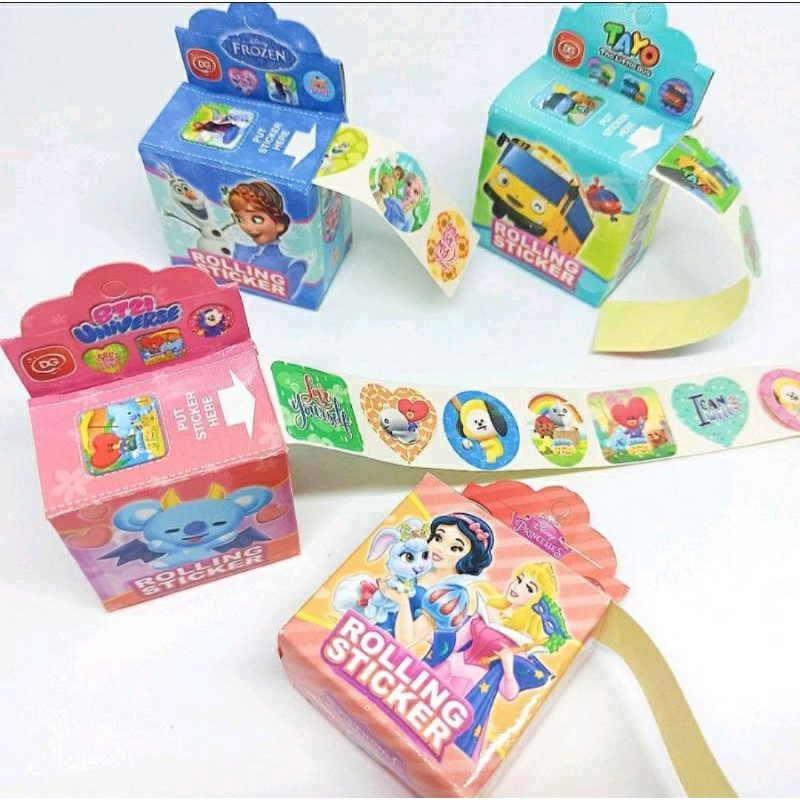 Jual Rolling Sticker Kartun Anak Stiker Rol Gulung | Shopee Indonesia