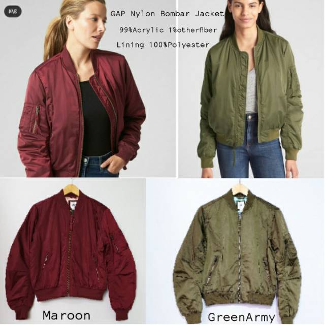 Gap women store bomber jacket