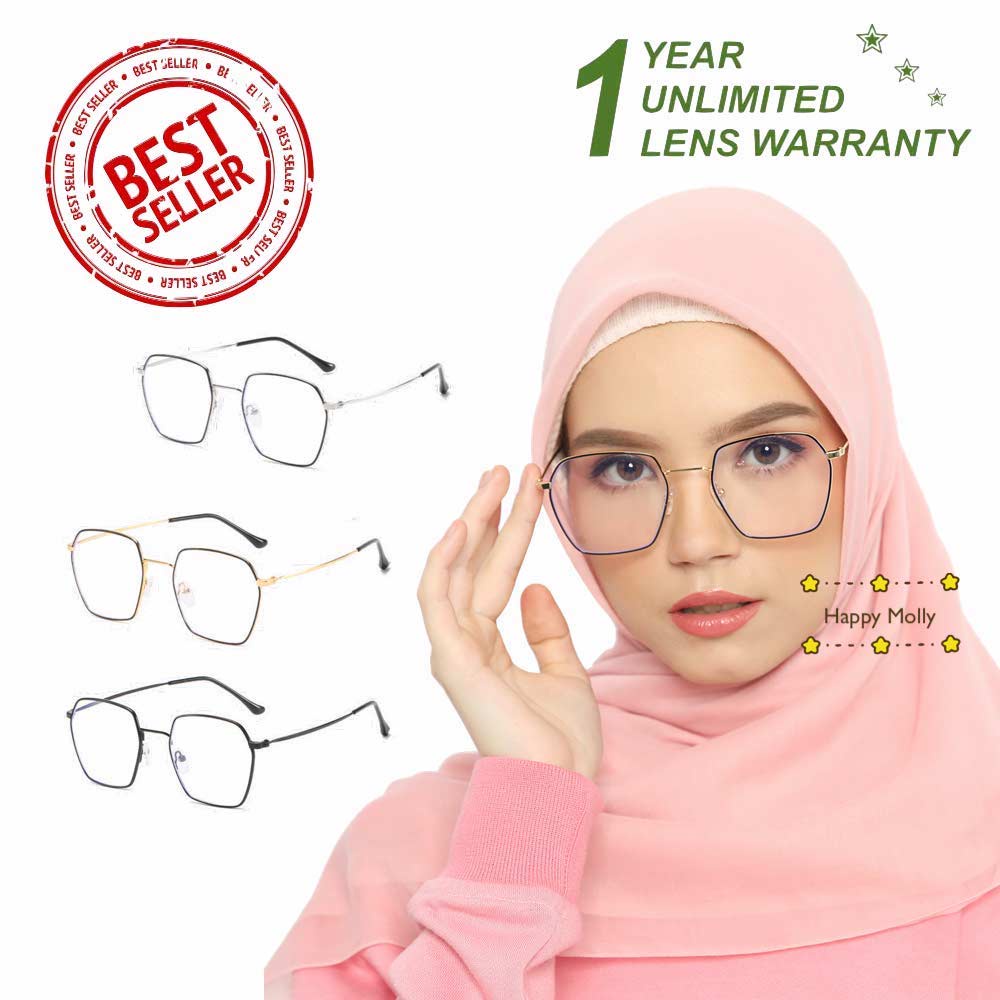 Jual Kacamata Anti Radiasi Blue Ray Lens Design Korea Pria Dan Wanita