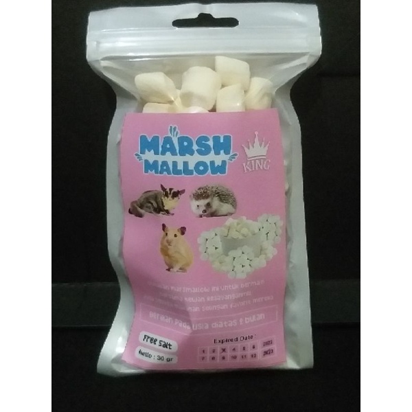 Jual Mini Marshmallow Mini Marshmellow Snack/Cemilan Sugar Glider