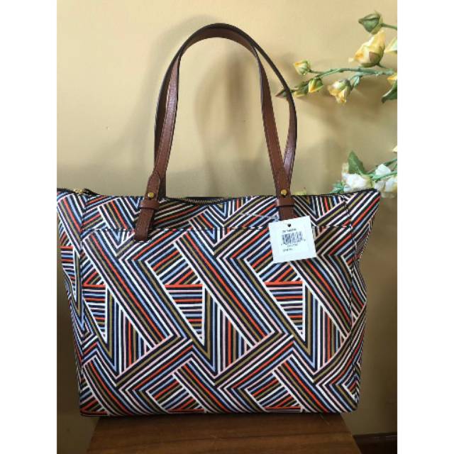 Fossil Rachel Tote Multi Neutral Original