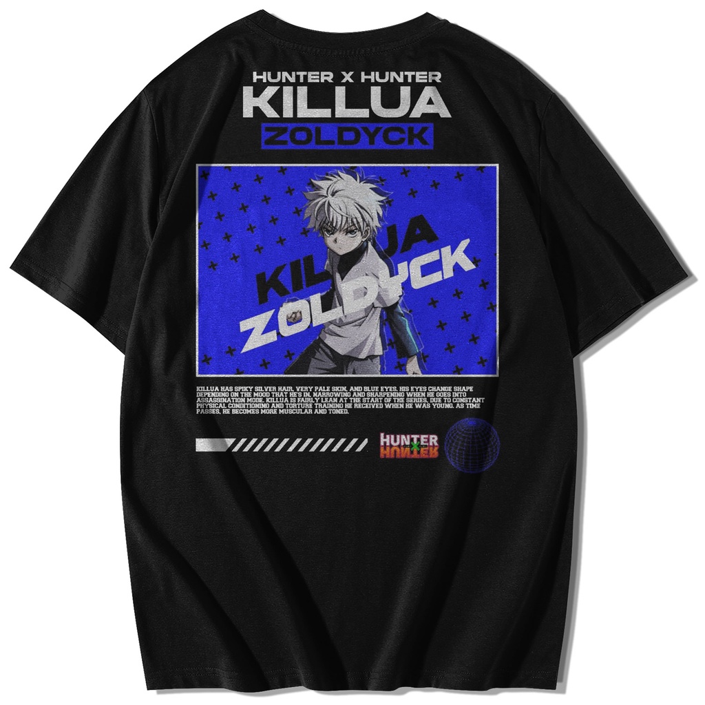 Jual Kaos Killua Zoldyck Baju Anime Hunter X Hunter Killua Zoldyck Shopee Indonesia 5246