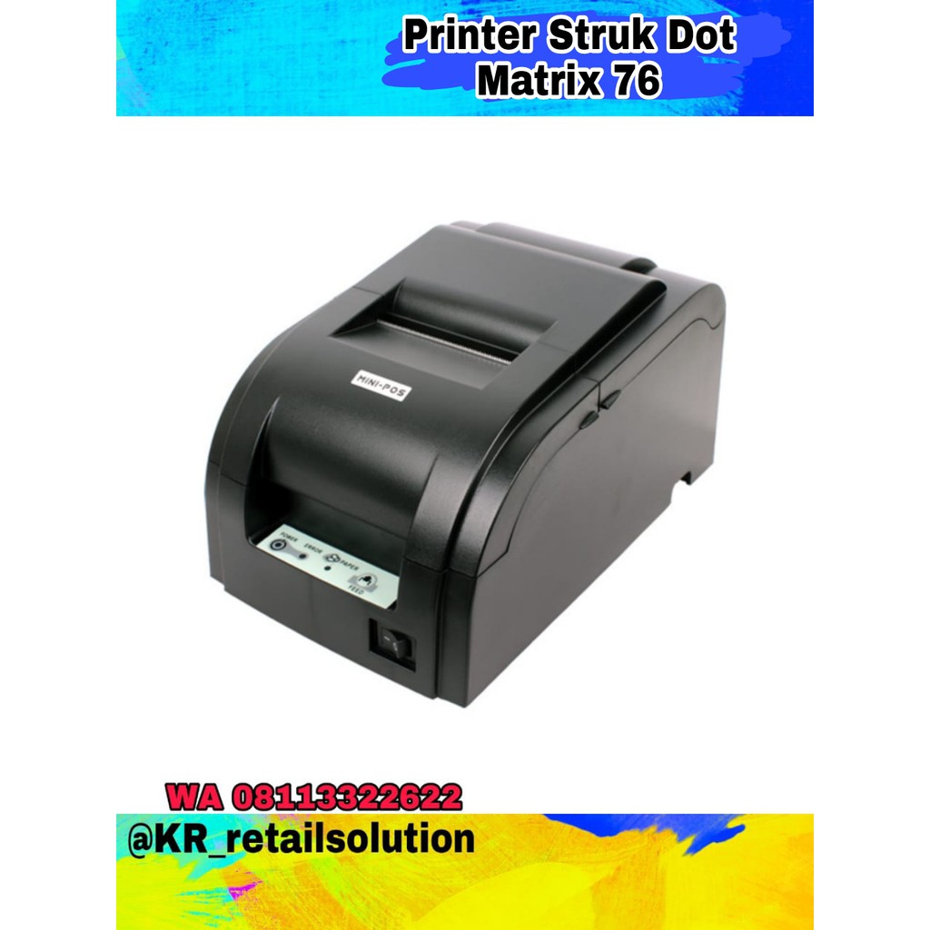 Jual Printer Kasir Struk Dot Matrix 76minipos Shopee Indonesia 4753