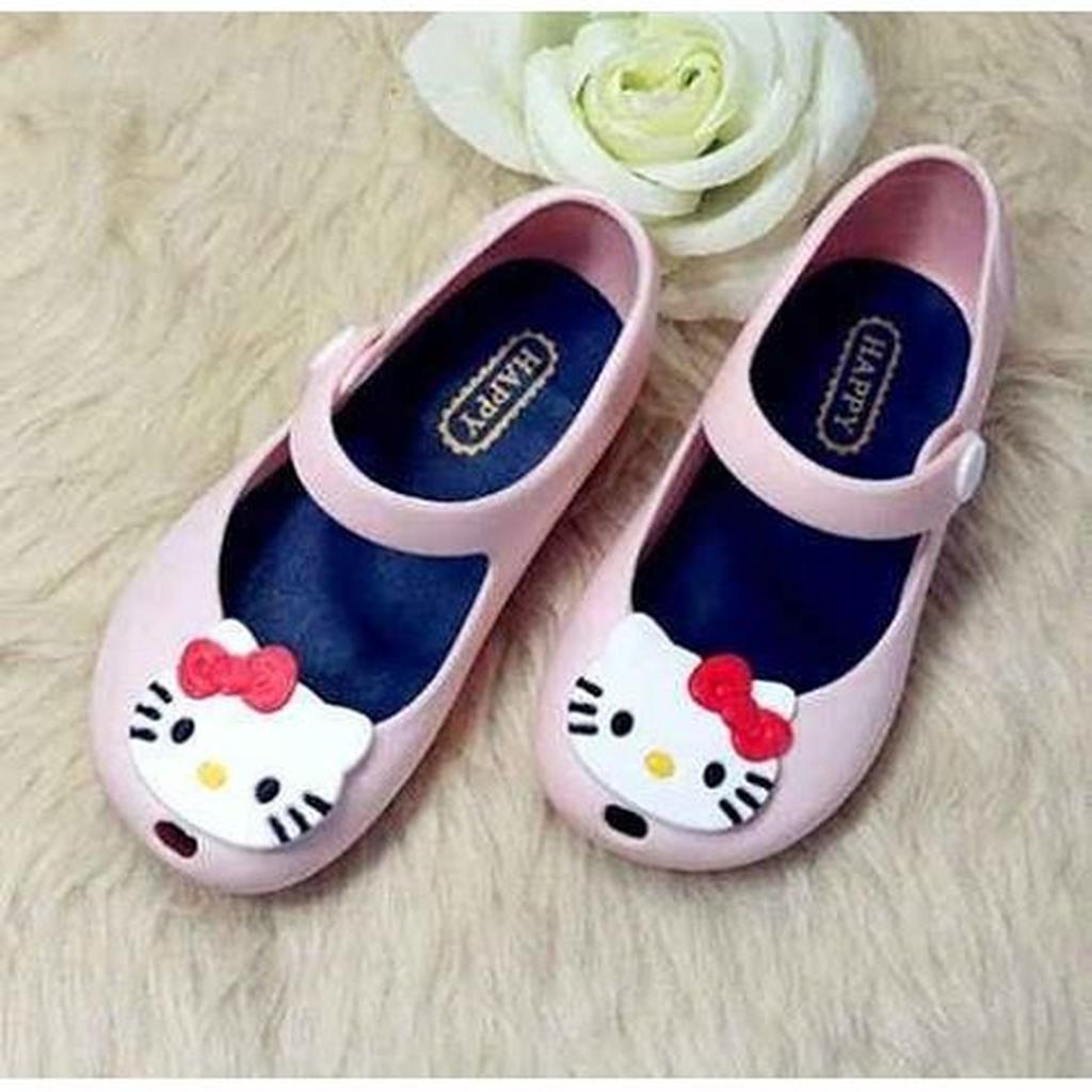 Jual Hello Kitty Jelly Shoes PinkSepatu jelly original Shopee Indonesia