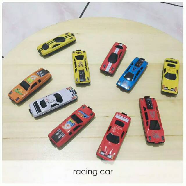 Jual Mainan Mobil Racing Car / Mainan Mobil Dorong metal murah | Shopee ...