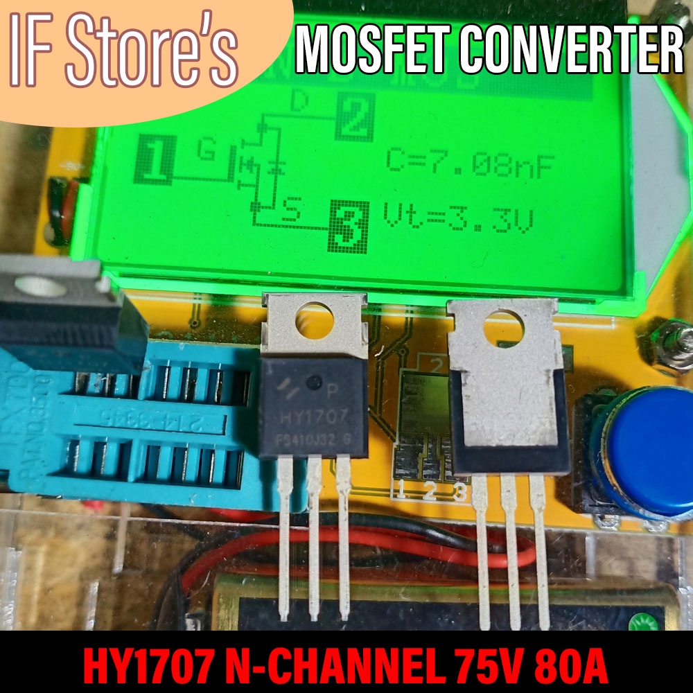 Jual HY1707 HY1707P TO220 75V 80A NCHANNEL MOSFET ORIGINAL IMPORTED