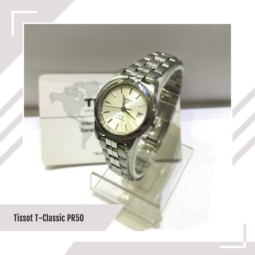 JAM TANGAN ORIGINAL TISSOT T CLASSIC PR50 AUTOMATIC WANITA