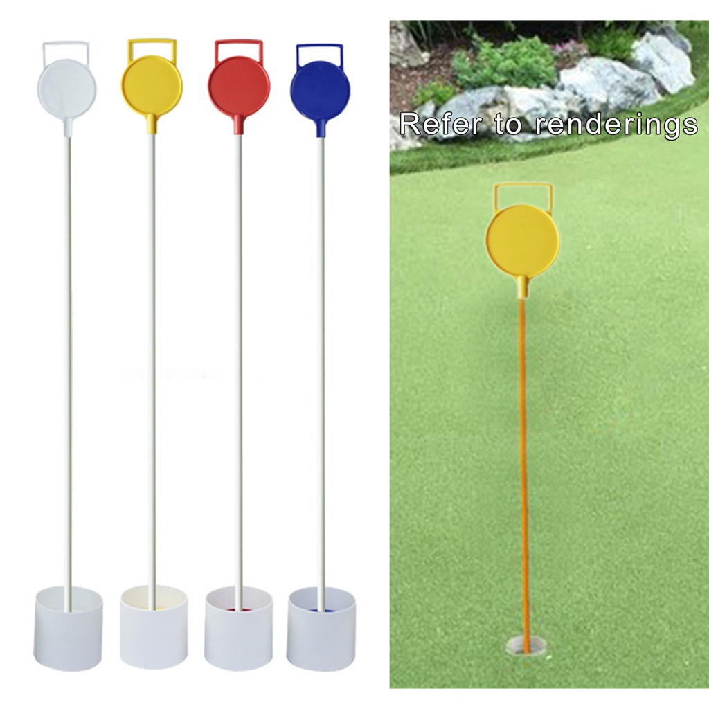 Jual Golf Flagsticks Hole Cup Putting Training Green Flag Pole for