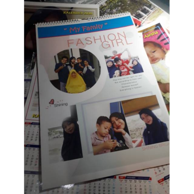 Jual kalender custom 5 lembar cepat murah | Shopee Indonesia