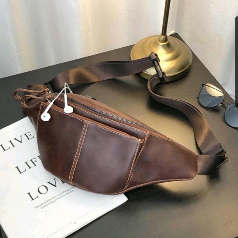 Jual WAIST BAG COWOK WAIST BAG PRIA (WB8230) Shopee Indonesia