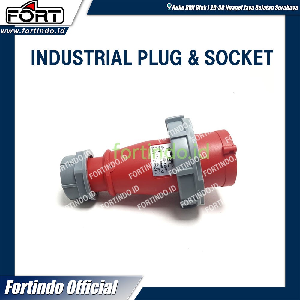 Jual CEE IP67 FT-0132 3Pole 16A INDUSTRIAL PLUG LISTRIK Bukan Legrand ...