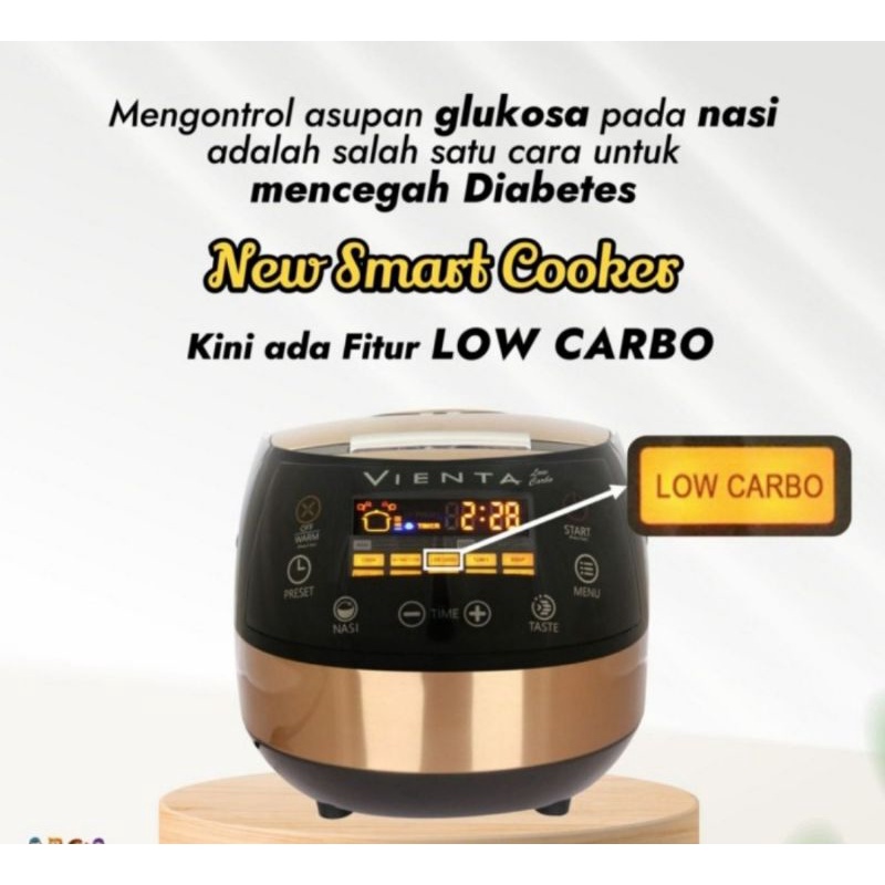 Jual [Ready] New Smart Cooker Low Carbo Vienta ORI (Rice cooker