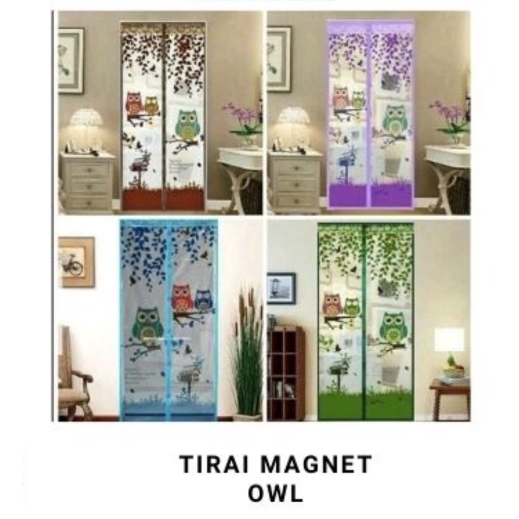 Jual Tirai Magnet Pintu Anti Nyamuk Tirai Magnet Pintu Motif Ukuran