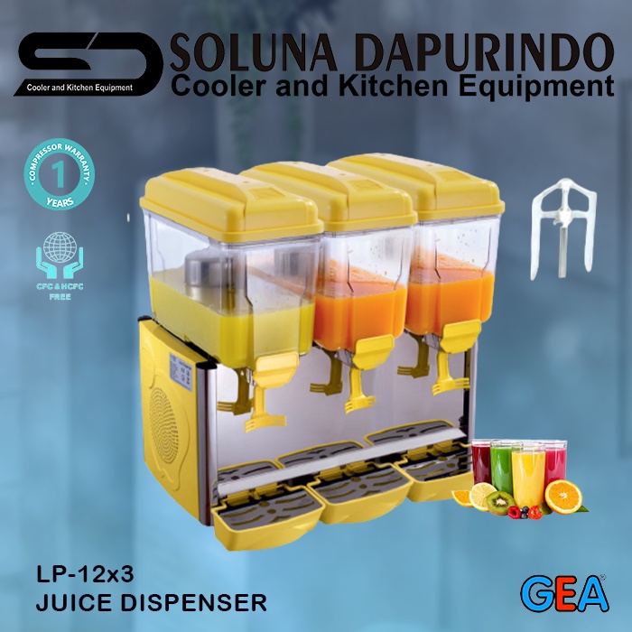 Jual GEA JUICE DISPENSER LP12X3 / LP12X3 / MESIN PENDINGIN MINUMAN