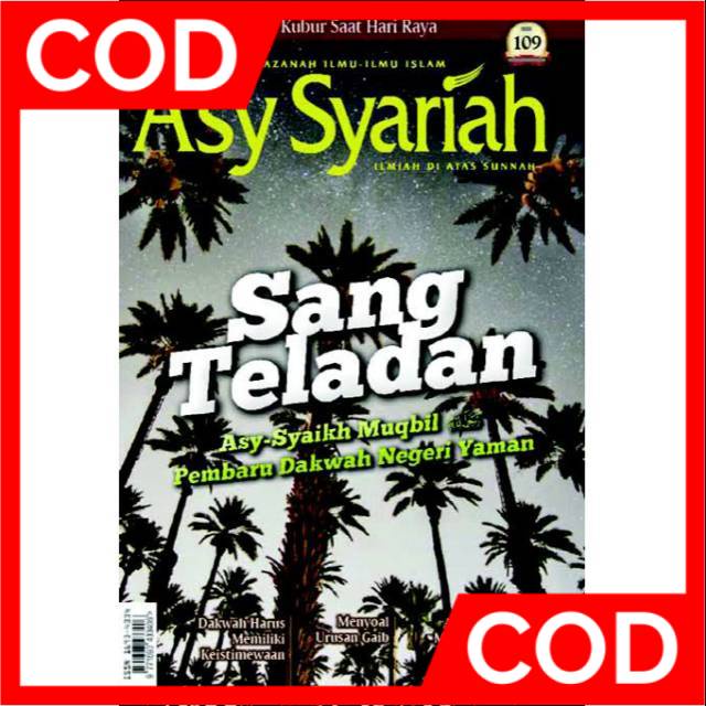 Jual MAJALAH ISLAMI Asy Syariah Edisi 109 : SANG TELADAN, Asy-Syaikh ...