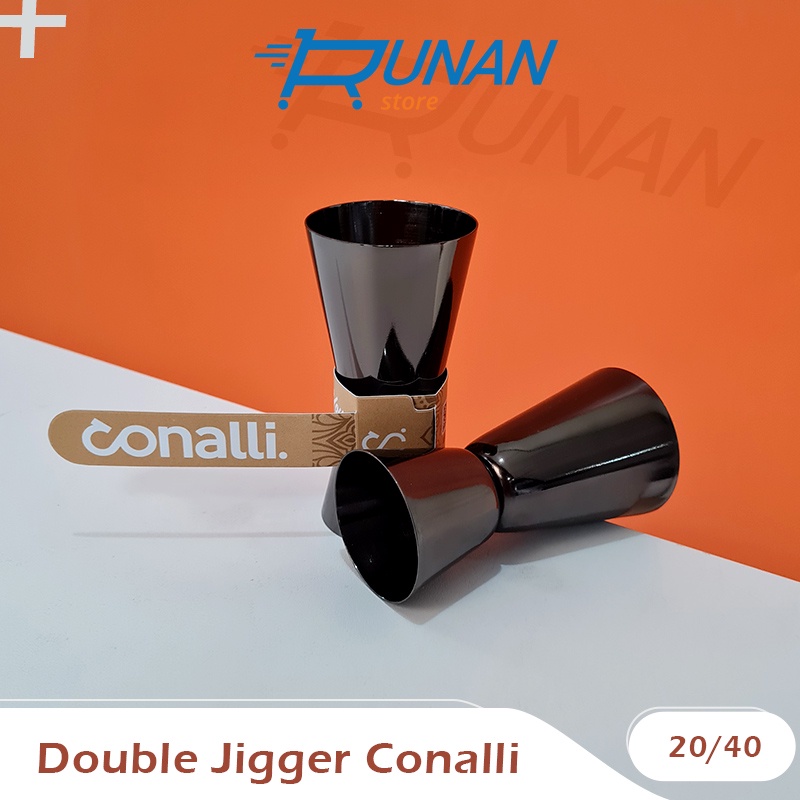 Jual Double Jigger Stainless 20/40ml Gelas Takar Bartender Tools