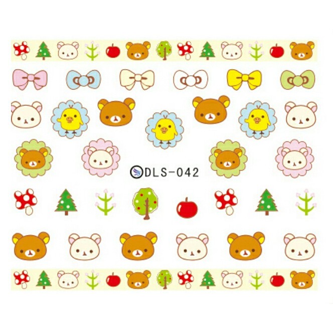 Jual Pompompurin & Rilakkuma Water Decal Nail Sticker | Shopee Indonesia