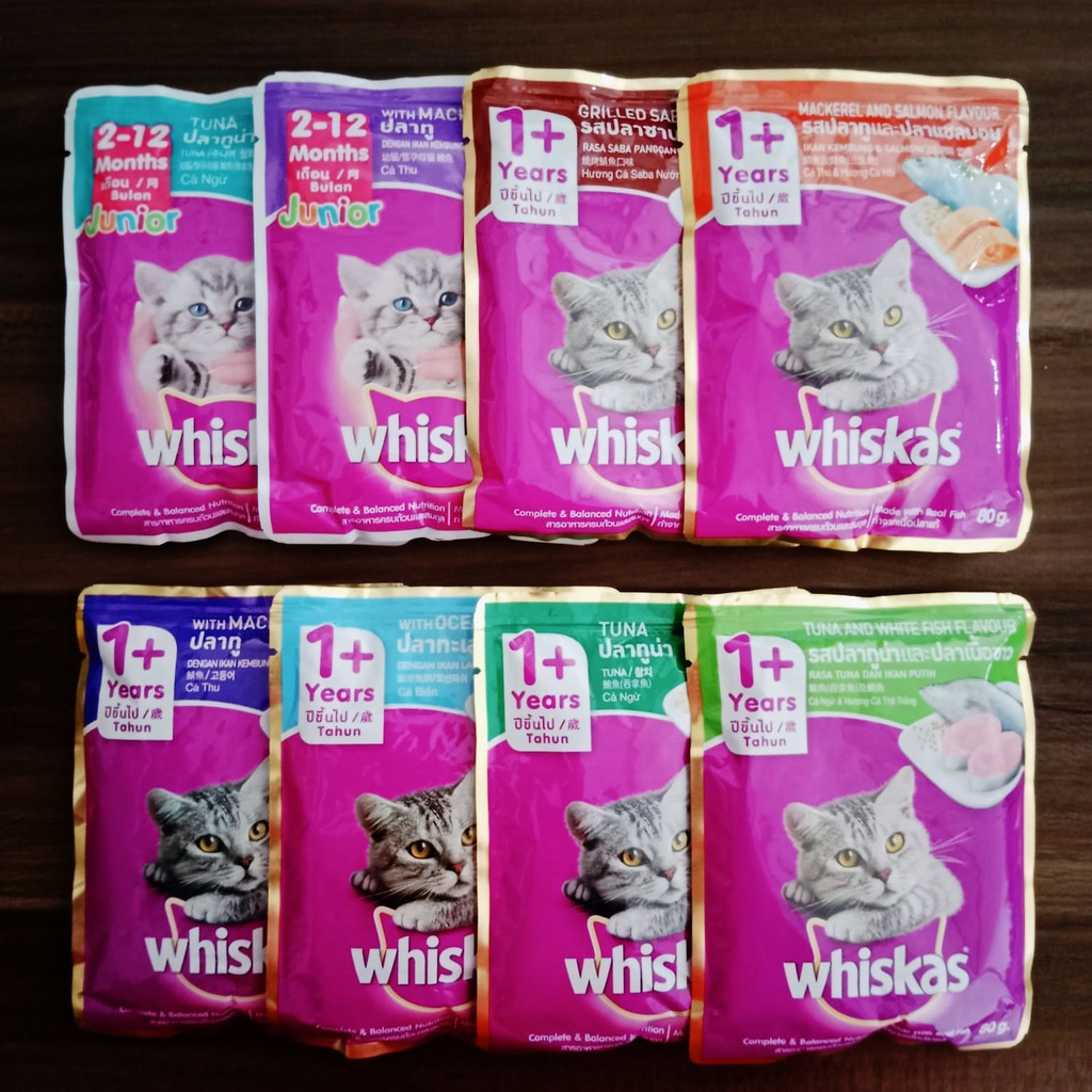 Jual Whiskas Pouch All Varian Makanan Basah Kucing Cat Food Shopee Indonesia
