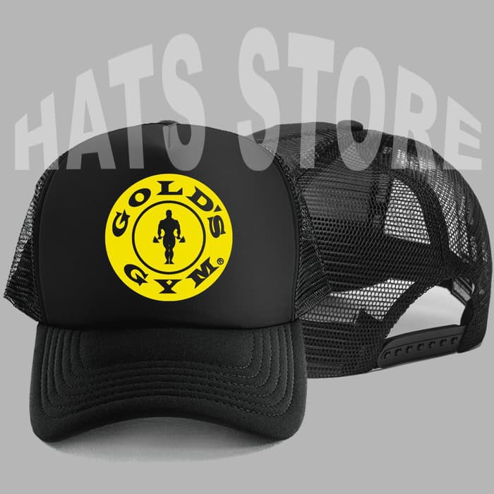 Jual Topi Trucker Logo Gold Gym | Shopee Indonesia