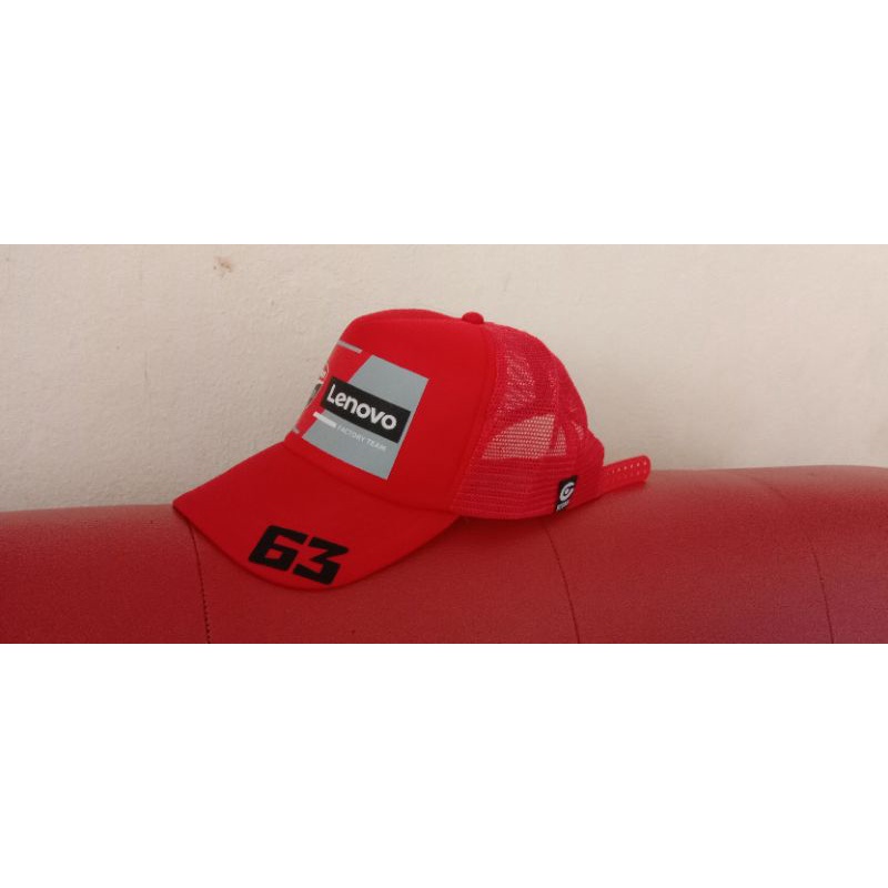 Jual Topi Trucker Ducati Lenovo factory Racing motogp TIC | Shopee ...