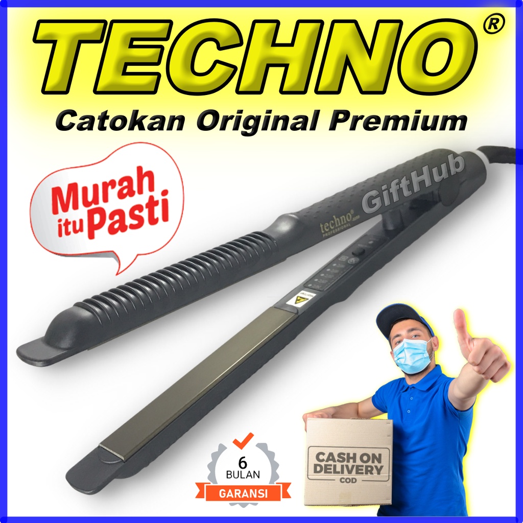 Jual Catok Techno 2 in 1 Multifungsi by Amara Catokan Rambut Original Hair Straightener Pelurus Shopee Indonesia