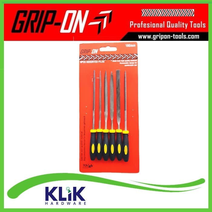 Jual Grip On Kikir Besi Set Pcs Inch Mm Assorted Files Set