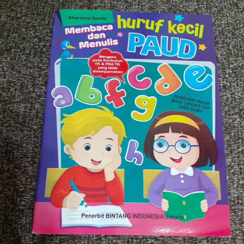 Jual Buku Anak Membaca Dan Menulis Huruf Kecil Untuk PAUD TK Dan Pra TK ...