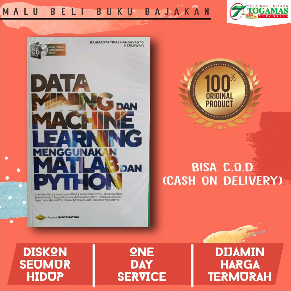 Jual Data Mining Dan Machine Learning Menggunakan Matlab Dan Python Cd Rahmadya Trias 6261