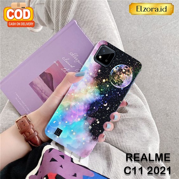Case Handphone REALME C11 2021 Fashion Case GALAXY Case Lucu Hardcase  Softcase Case Murah Paling Laku Bisa Bayar Di Tempat Kasing Cover Silikon  Anasuy