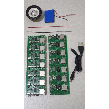 Jual Paket DIY Rakit Sendiri Speaker modul mp3 Radio Fm (Non Bluetooth ...