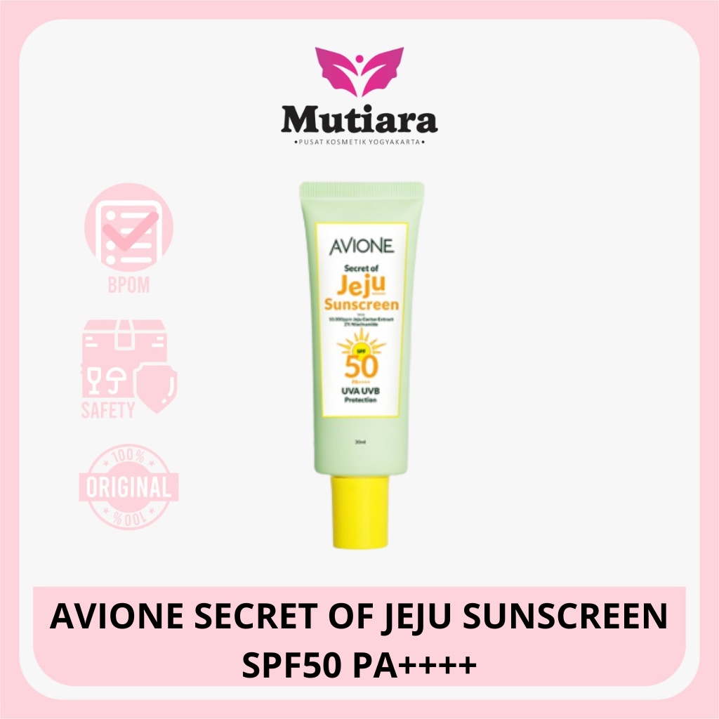 Jual AVIONE SECRET OF JEJU SUNSCREEN SPF50 30ML Shopee Indonesia