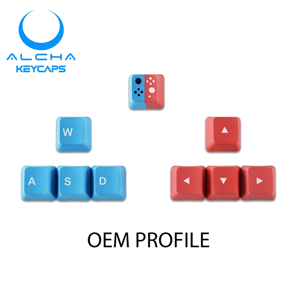 Jual alcha keycaps nintendo switch wasd arrow esc sublim single shot