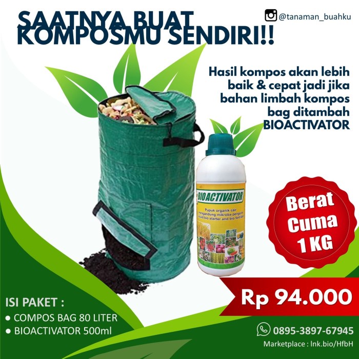 Jual PROMO PROMO Compos Bag BioActivator Olahan Limbah Kompos Organik BERKUALITAS Shopee