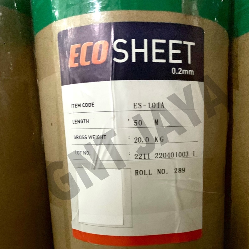 Jual 1roll 50 ++ meter ECO SHEET ORIGINAL by TACO ES-101A PUTIH DOF ...