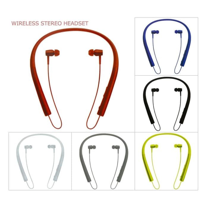 Wireless Stereo Headset Handsfree Bluetooth SONY MS 750A Biru