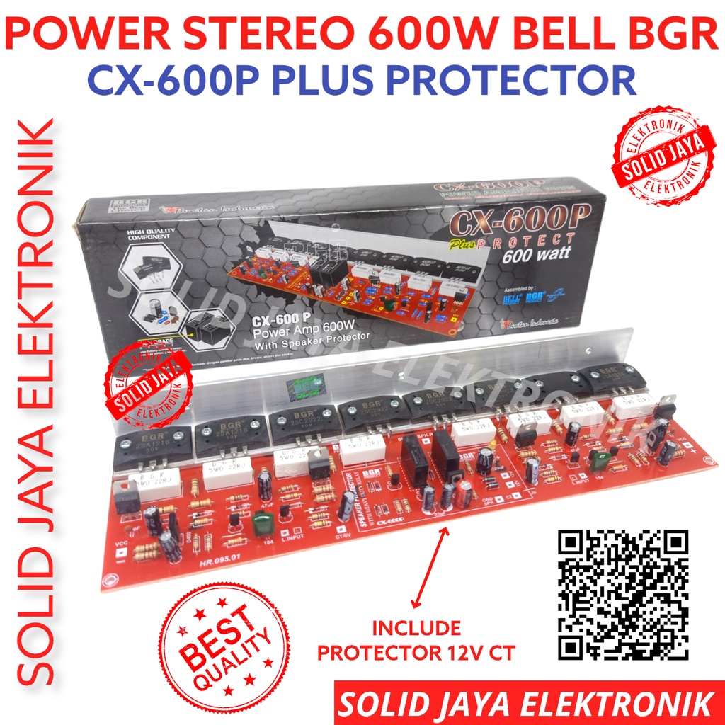 Jual KIT POWER OCL STEREO 600W CX600P PLUS PROTEKTOR PROTEK CX600 P CX