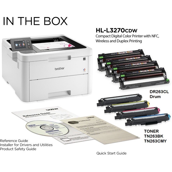 Jual BROTHER HL-L3270CDW Laser Colour Printer HL L3270 CDW | L3270CDW ...